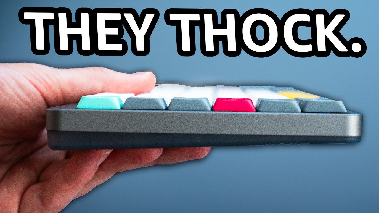 Я ошибался насчёт низкопрофильных клавиатур... (Nuphy против Lofree)