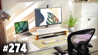 Room Tour Project 274 - Super Clean & Minimal Desk Setups!