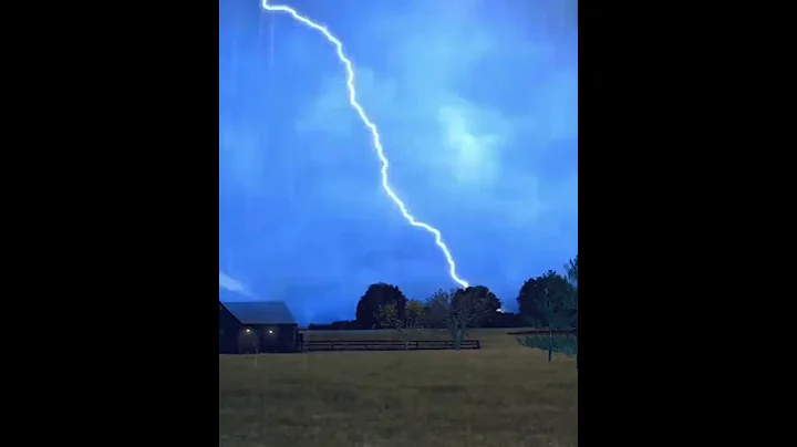 ⚡⛈Rain and Thunder Sounds for Sleeping😴😴 #lightning #nature