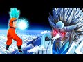 Goku goes all out against Sasuke's Susanoo GTA 5! (INSANE!)