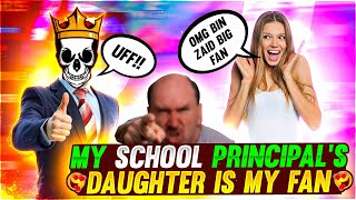 MY SCHOOL PRINCIPAL&#39;S DAUGHTER IS MY FAN 😀🤣 FUNNY STORY - Garena Free Fire - hip hop music clean no lyrics