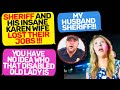 SHERIFF AND INSANE KAREN DEEPLY REGRETS IT! Disabled old lady taught you a Lesson r/EntitledPeople