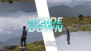 How to create upside down effect on photos | Mobile editing tutorial screenshot 3