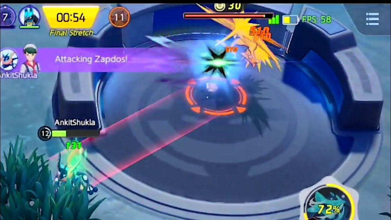 How to steal Zapdos with one HP Pokemon Unite