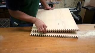 Box Jointing on a ShopSmith - Air Cleaner