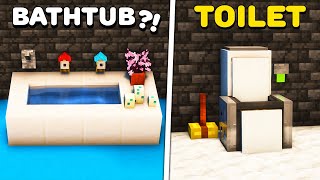 Minecraft: 20+ BEST Furniture Build Hacks & Ideas!