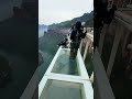Baoquan Cliff Walk Half is the thrilling experience of treading on clouds in mid-air and t
