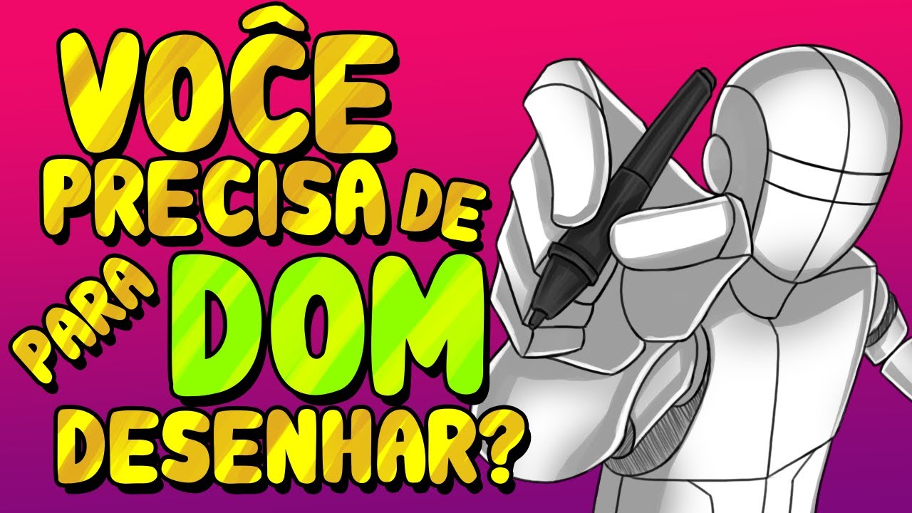 É preciso ter dom para desenhar? Aprenda a desenhar usando formas