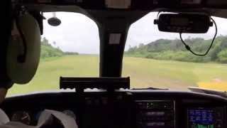 Sketchy grass runway take off in Fiji (in 1080 HD)