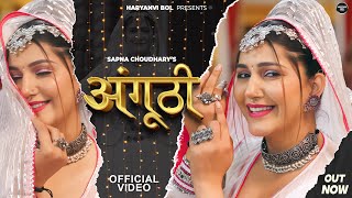 Anguthi Official Video Sapna Choudhary Ruchika Jangid Vivek Raghav New Haryanvi Song 2025