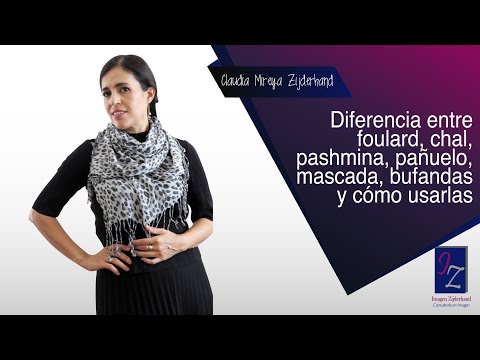 Vídeo: Diferencia Entre Chal Y Bufanda