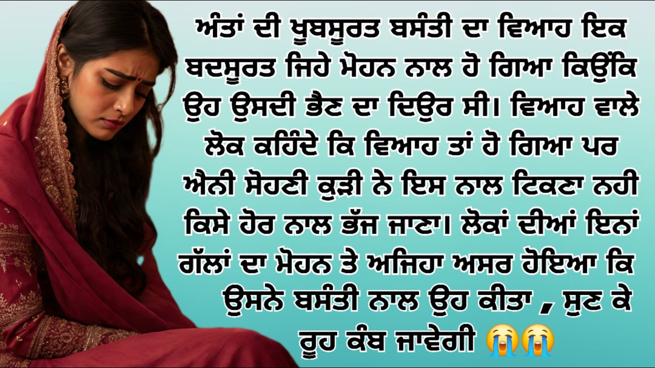 ਸ਼ੱਕ ਦਾ ਕੀੜਾ ਪਤੀ ਦੇ ਮਨ ਵਿੱਚ ਅਜਿਹਾ ਵੜਿਆ ਕਿ ਪਰੀਆਂ ਵਰਗੀ ਪਤਨੀ ਨੂੰ New Punjabi Kahaniyan #viral #punjabi