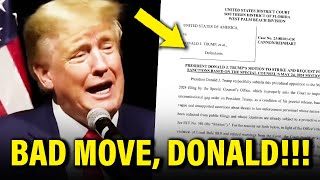 Trump SCREWS HIMSELF with HIS OWN Sanction REQUEST