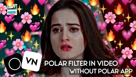 how to add polarr filters in videos without polarr app