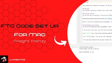 FTC Robot Controller - Mac Tutorial | Freight Frenzy
