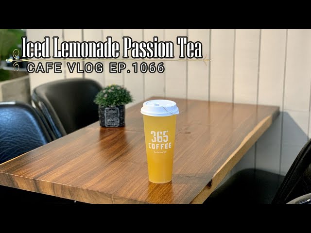 Cafe Vlog EP.1066 | Iced Lemonade Passion Tea | Lemonade drinks | Lemonade