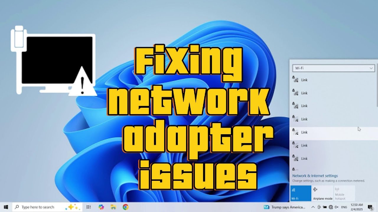 Fixing Network Adapter Issues - YouTube