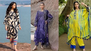 Eid k lye style m designs ideas for girls | new long shirt k new design @girlsfashion384