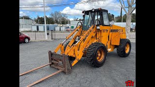 Case W-11 Diesel Wheel Loader w/Forks