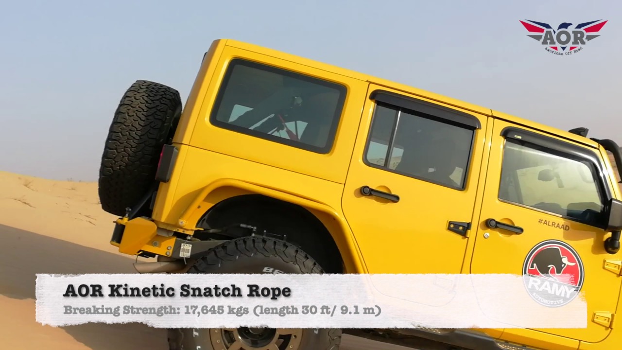 How to use an AOR Kinetic Snatch Rope and Shackles? - YouTube