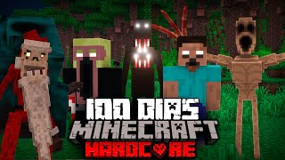 Sobrevivi 100 dias CON Los MODS Mas ATERRADORES que existen en Minecraft HARDCORE... Esto sucedió