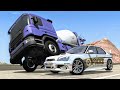 Crazy Police Chases #9 - BeamNG Drive Crashes