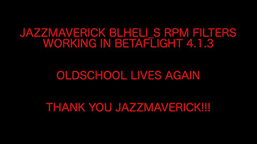 FlowTtech - How to Get RPM Filters with BLHELI_S Esc