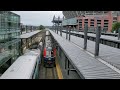 Amtrak ALC-42 Charger Locomotive #300 Pulling Empire Builder 7 into Seattle King Street Station