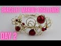 Wire Wrapped Bracelet DIY // Day 2 // 10-Day Wire Bracelet Making Challenge