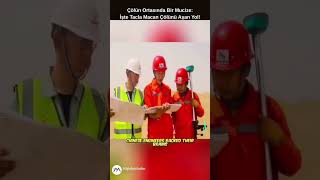 Çölün Ortasında Ki Mucize Asfalt Yol Yapımı