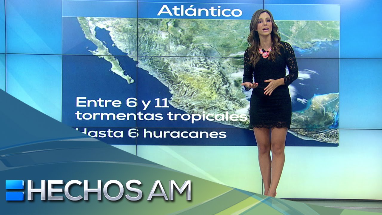 Pronóstico del tiempo con Vaitiare Mateos. Jueves 28 de mayo 2015