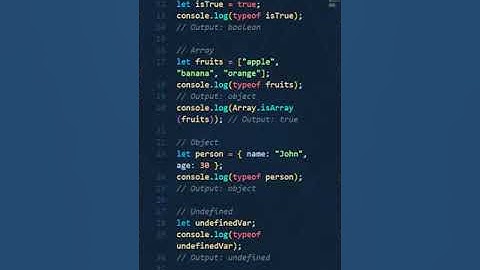 JavaScript Data Types Demystified in 60 Seconds!