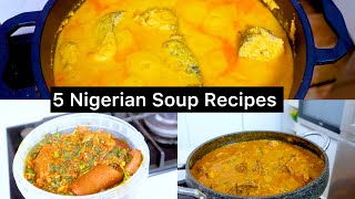 5 Nigerian Soup Recipes You Need To Try Out | Nigerian Soup Recipes