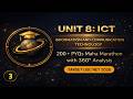 UGC NET ICT | Class 3 | 200+ PYQs marathon Series (Unit 8)