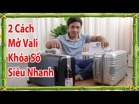 Video: Cách Mở Vali Bằng Mã Số