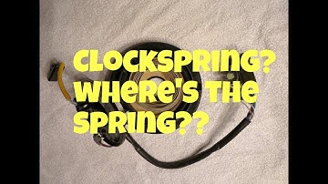 Whats inside a clockspring and how they work.