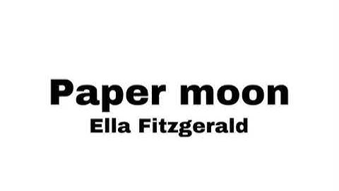 It's Only a Paper Moon Instrumental version - Instrumental performance video thumbnail