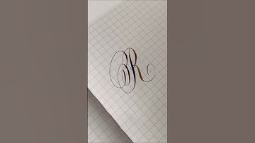 Flourished R #calligraphy #calligraphymasters #copperplatecalligraphy #calligraphyart #calligrapher