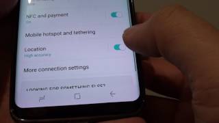 Samsung Galaxy S8: How to Enable / Disable GPS Location screenshot 2