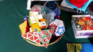 Rare Tiled version Meffert’s Pyraminx Crystal Twisty Puzzle Brain Teaser