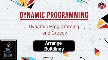 Arrange Buildings |  Dynamic Programming and Greedy | In English | Java | Video_14