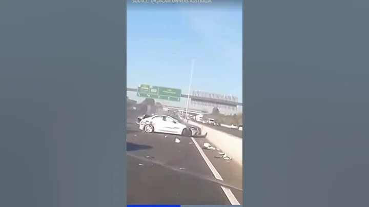 Shocking Collision Truck vs  Mercedes Dash Cam Footage!