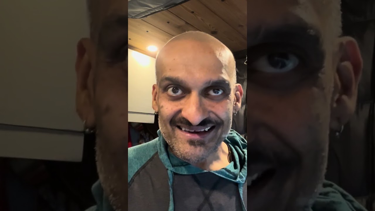 This is what happens when you record podcast on the road! 🤪 🚐 #agelessathlete #podcast