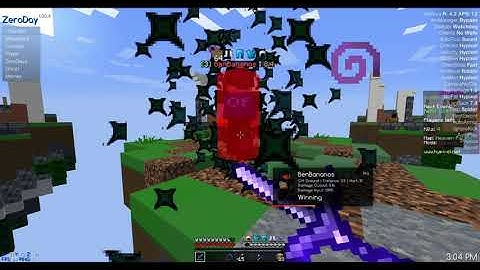 Destroying Hypixel with ZeroDay Paid Hacked Client