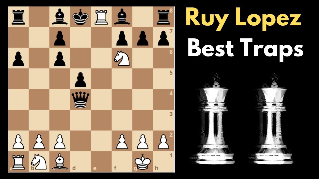 A TRAP ON THE RUY LOPEZ (SPANISH GAME), Chess Best Traps