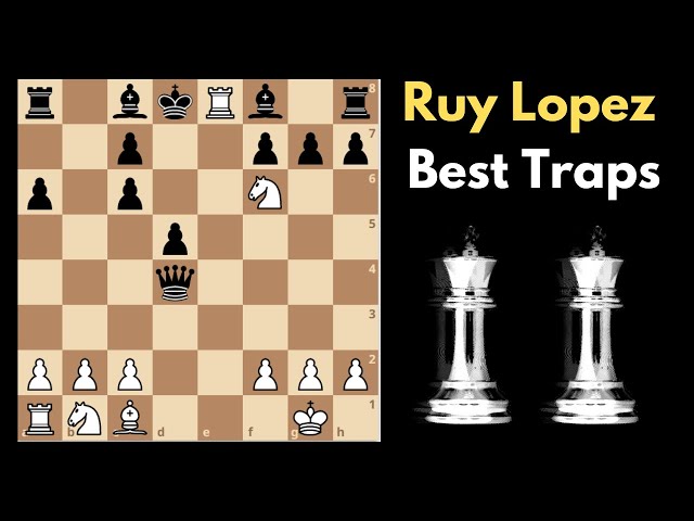This Ruy Lopez Opening TRAP for Black Wins in 5 Moves! - Remote