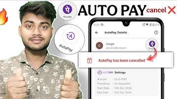 Phonepe autopay off | phonepe autopay kaise band kare | autopay has been cancelled