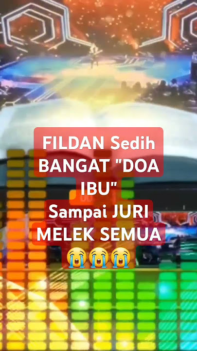 FILDAN bikin SEDIH 'DOA IBU' sampai JURI pada MELEK #dangdut #fildan #music #indosiar