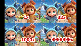Dave and Ava logo intro getting 999999X Speed