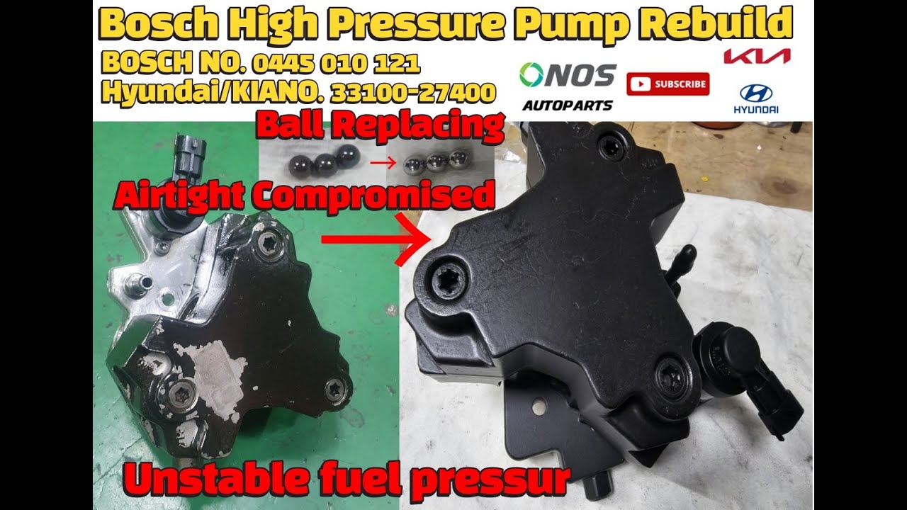 BOSCH High Pressure Fuel Pump Repair CM Santa Fe/Tucson/ SPORTAGE